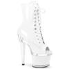 Pleaser - SPECTATOR1021 Bottes de plateforme, Pole dance chaussures - Blanc/Transparent Product image